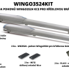 Wingo3524 Kit - sada pohonů Wingo3524 KCE pro křídlovou bránu